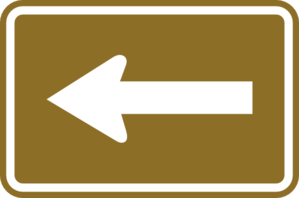 Left Arrow Sign Clip Art